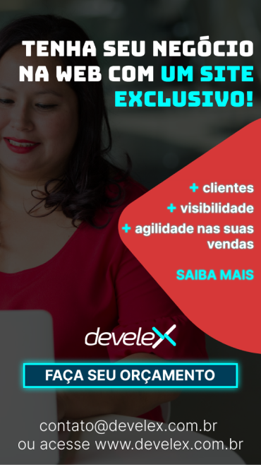 Banner Develex - Criação de sites