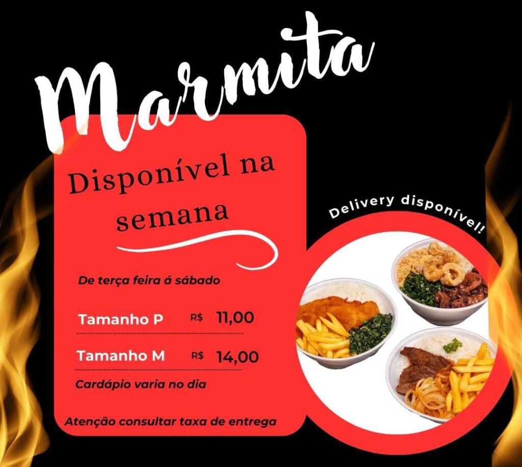 Marmitex Valores
